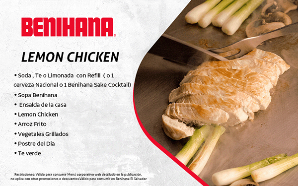 Benihana Lemon Chicken