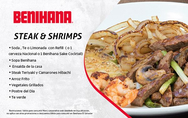 Benihana - Steak and Shrimps