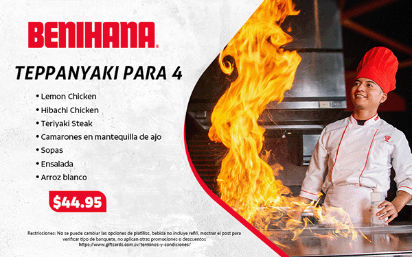 Benihana - Teppanyaki para 4
