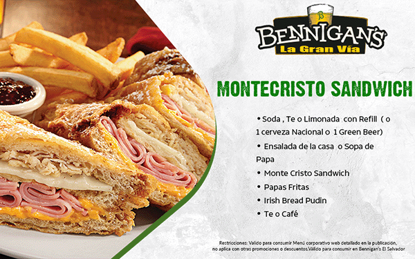 Bennigans - Montecristo Sandwich