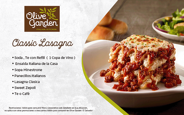 Olive Garden - Classic Lasagna