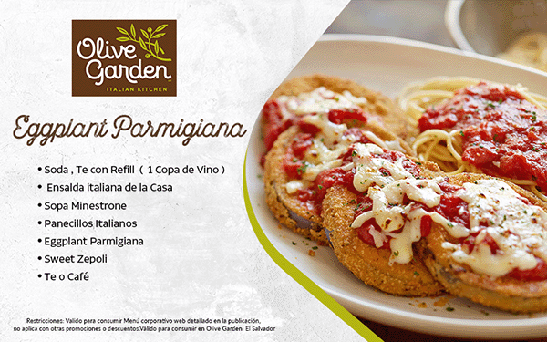 Olive Garden - Eggplant Pormigiana