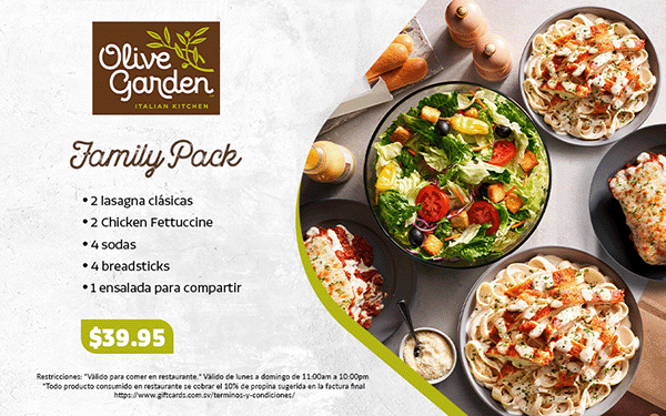 Olive Garden - Family Pack