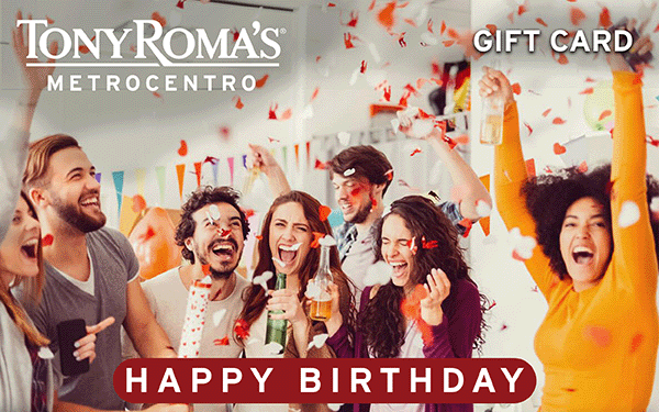 Tony Romas - Happy Birthday Metro
