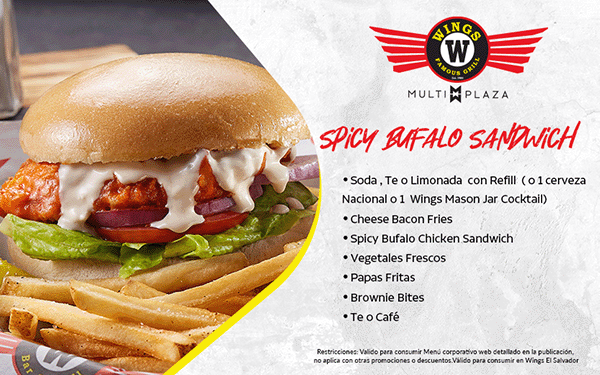 Wings - Spicy Bufalo Sandwich